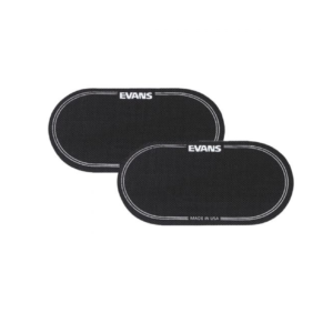 Evans - Double Bass Drum EQ Patch - Black [2pk]