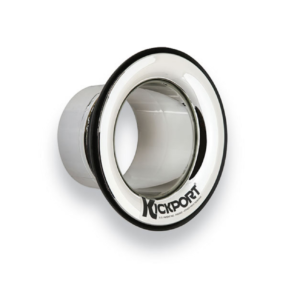 KickPort Bass Drumhead Sonic Enhancing Port Insert – Chrome