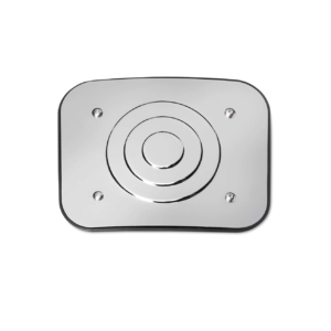 PDP Bass Drum Cover Plate – Chrome