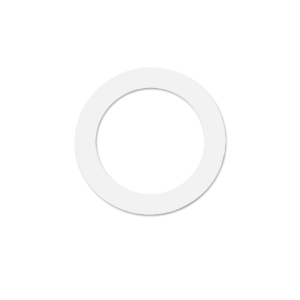 KickPort T-Ring Bass Template - Clear