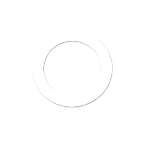 KickPort T-Ring Bass Template – White