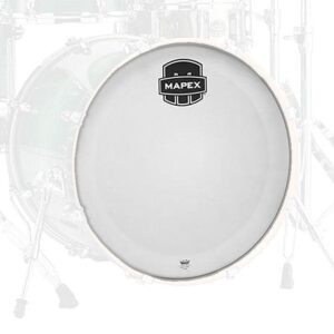Mapex 22” Coated Bass Drum Logo Head