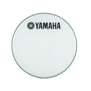 Yamaha 22" Smooth White Logo Bass Drumhead
