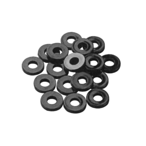 Pearl Black Nylon Tension Rod Washers [12pk]