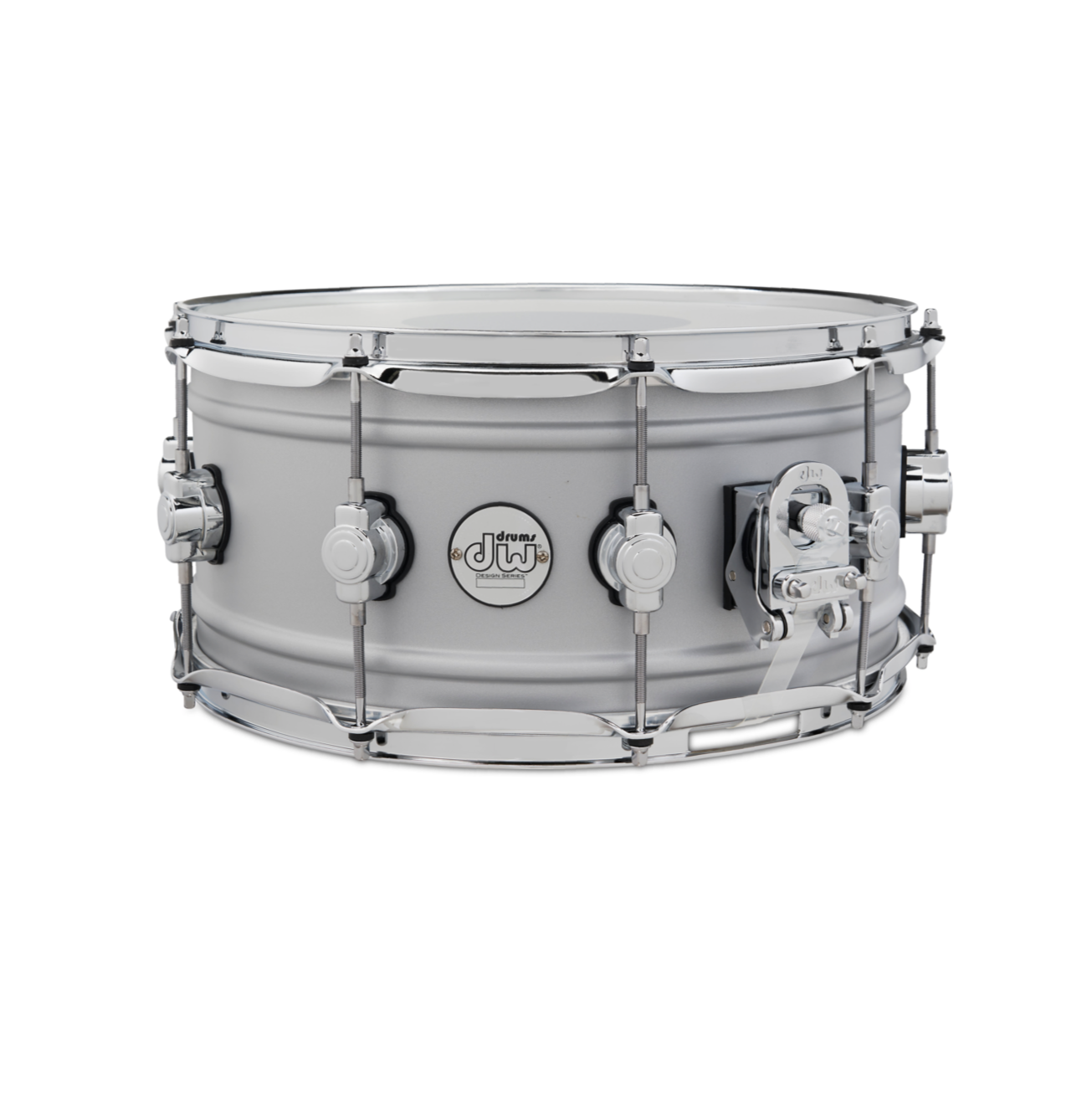 DW 14” x 6.5” Design Snare Matte Aluminum - Imagen 2