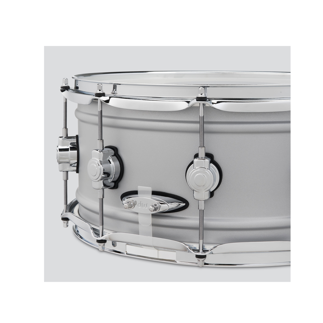 DW 14” x 6.5” Design Snare Matte Aluminum - Imagen 3