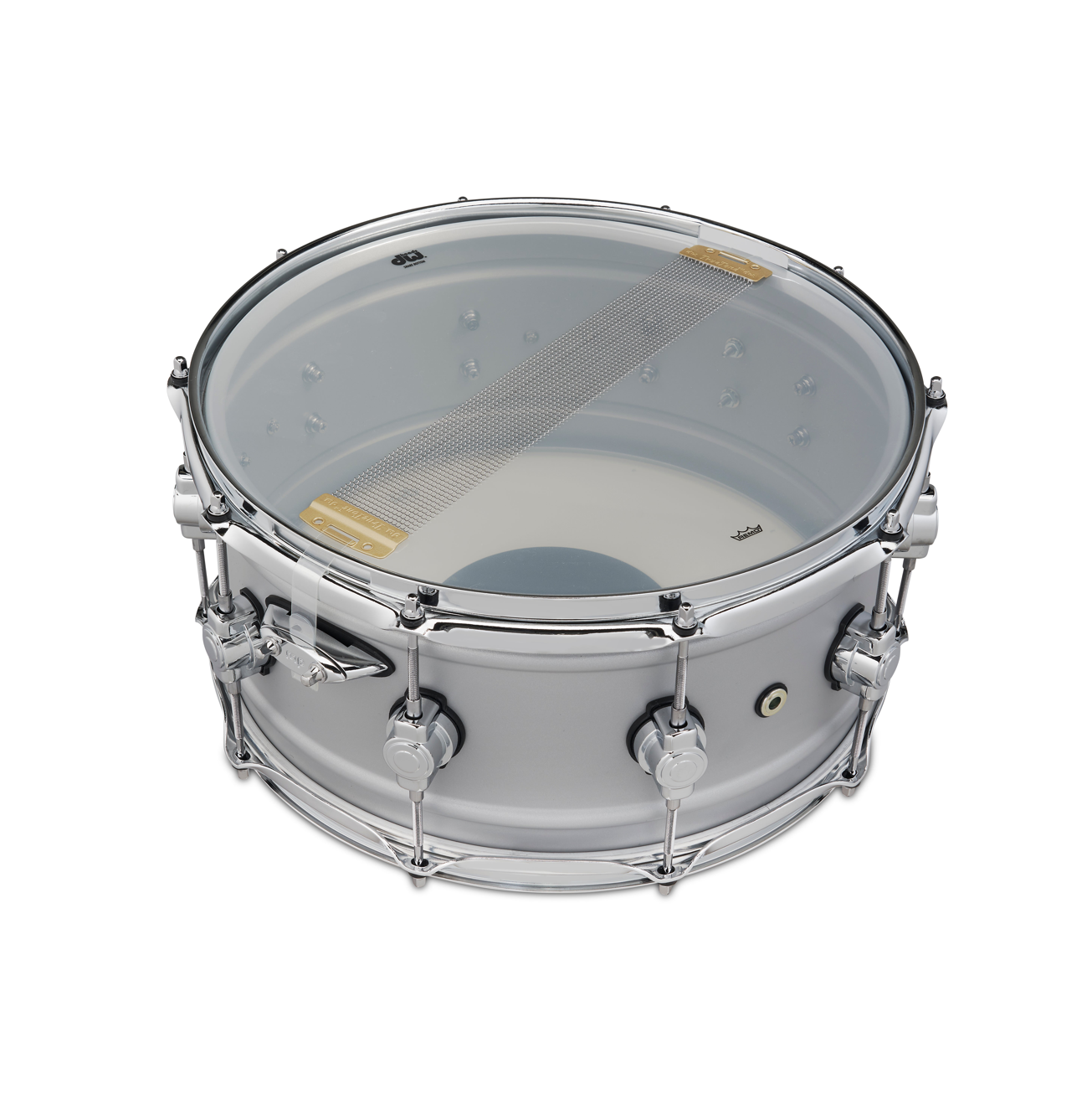 DW 14” x 6.5” Design Snare Matte Aluminum - Imagen 4