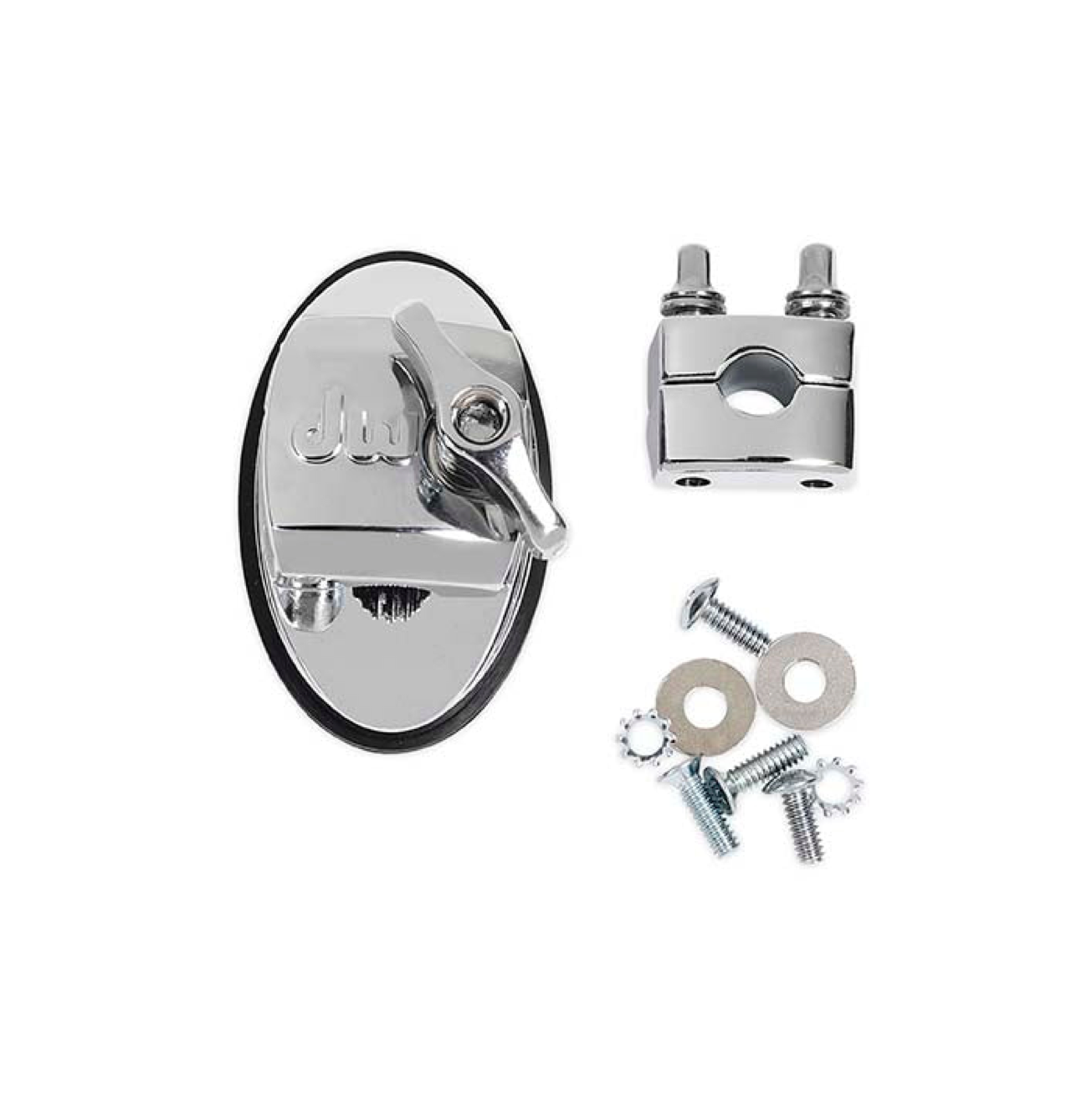 DW Tom / Floor Tom Mounting Bracket - Chrome